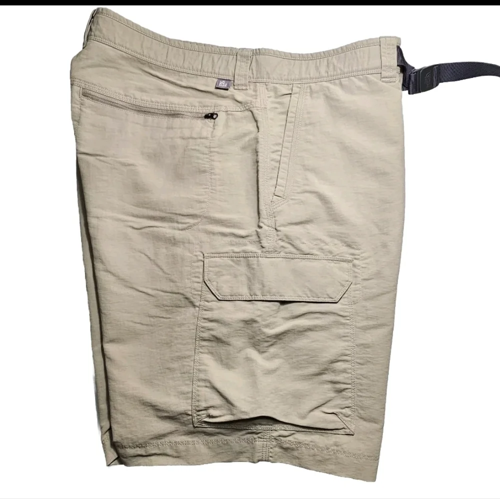 The North Face Men's Brown Cargo Shorts Sz 38 Outdoors Fishing Hiking 100% Nylon